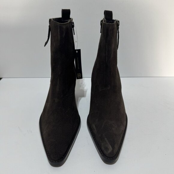 House of Harlow 1960 Womens Ankle Boots Brown Suede Size 9.5 M - Picture 3 of 5
